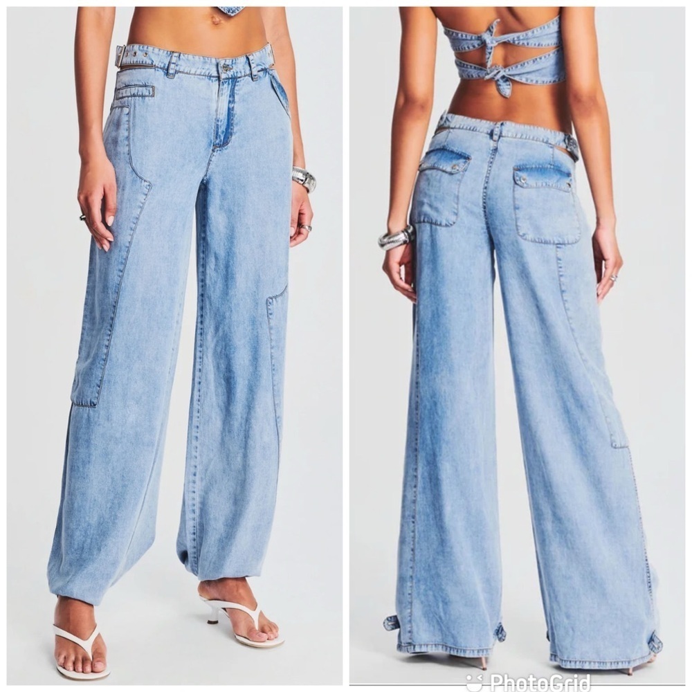 SER.O.YA MILES LOW RISE CARGO PANT in Coastline New with Tags!